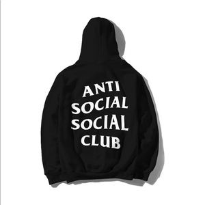 SOLD AUTHENTIC AntiSocialSocialClub Black Hoodie L